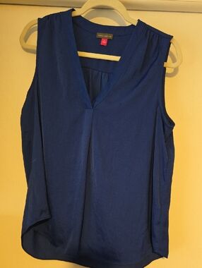 Vince Camuto Royal Blue Sleeveless V-Neck Camisole